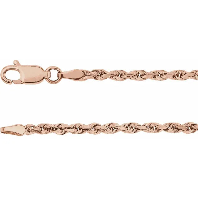 Rose Gold Rope Chain