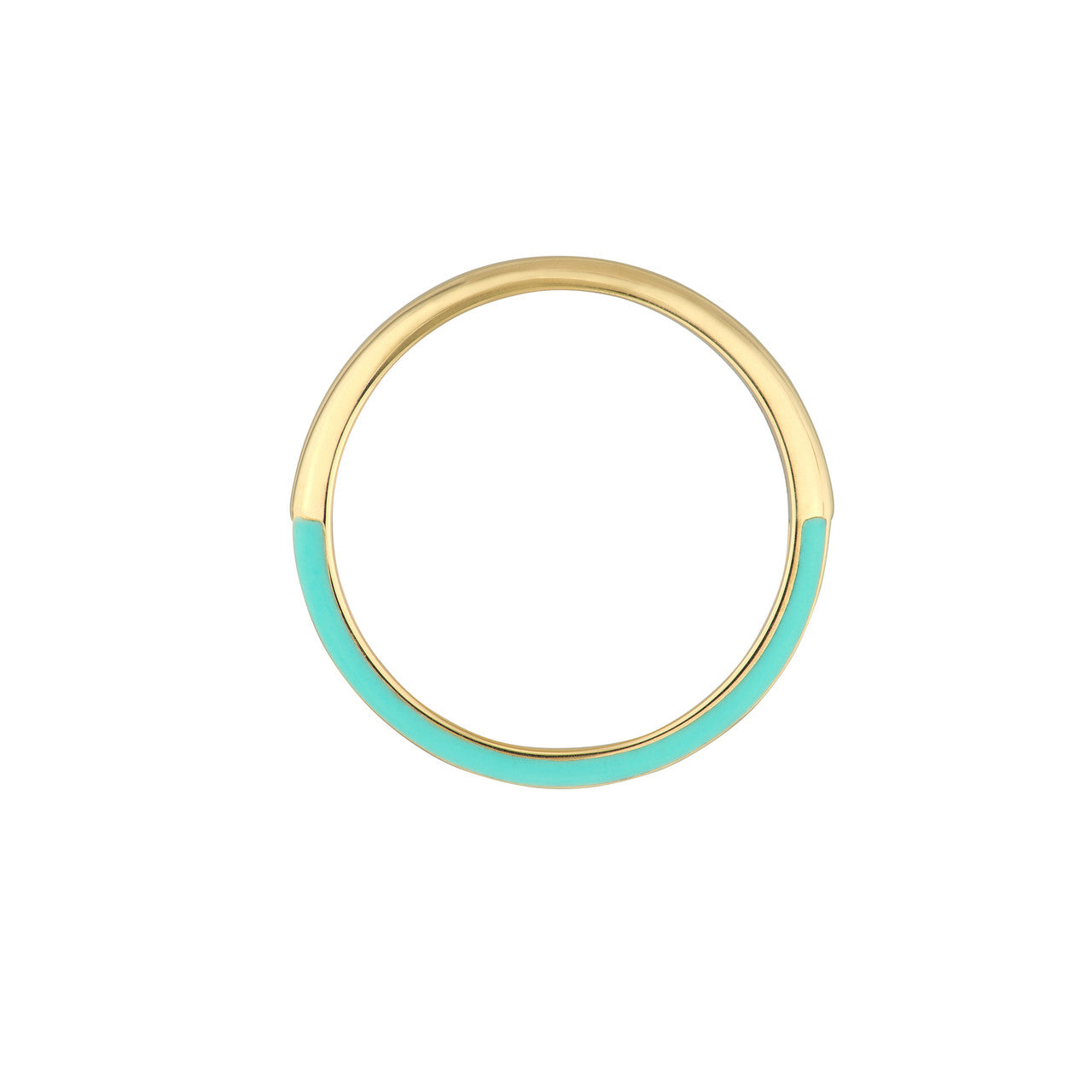 Diamond & Turquoise Eternity Band